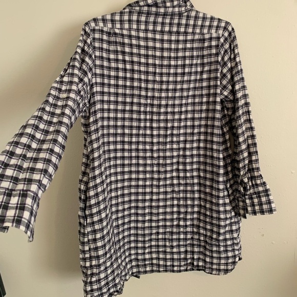 Vera Wang Plaid Flannel Size M - Picture 4 of 4